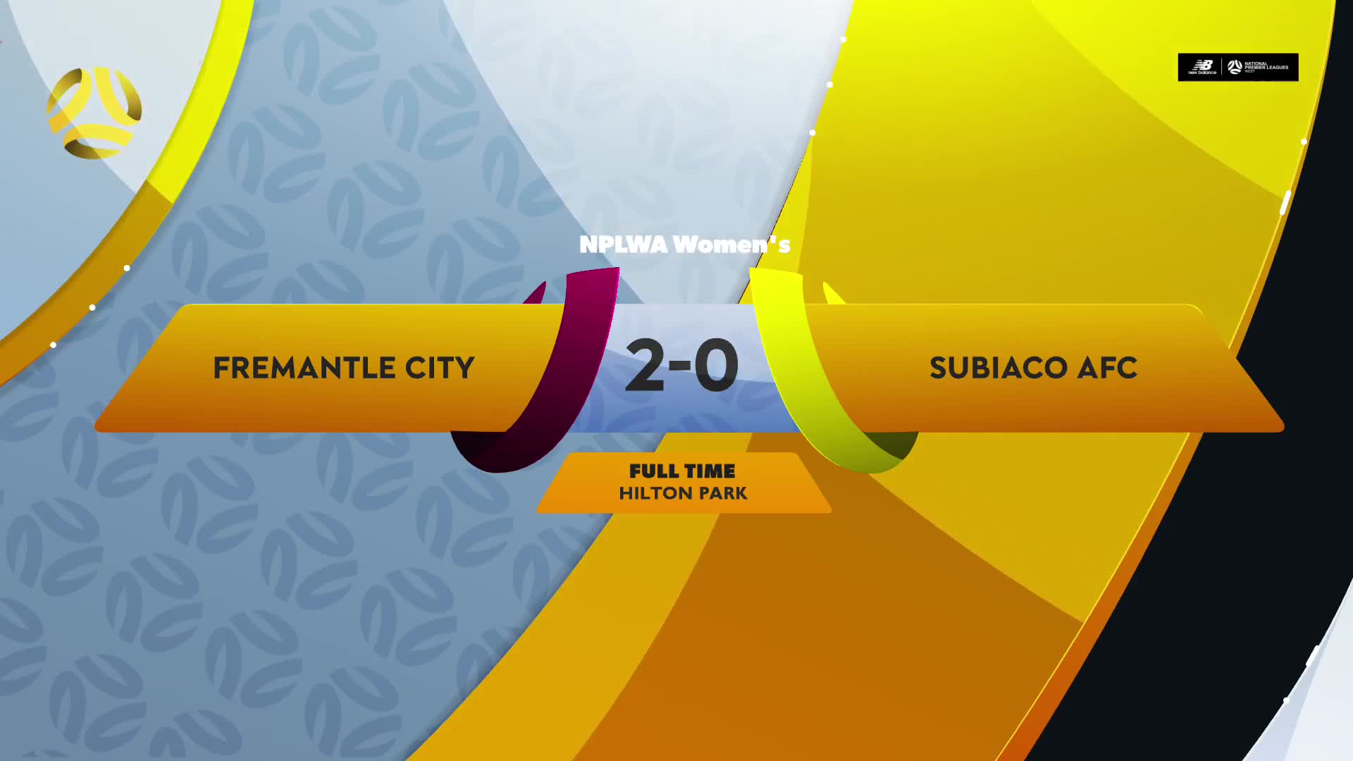 Fremantle City FC Women vs Subiaco AFC Women