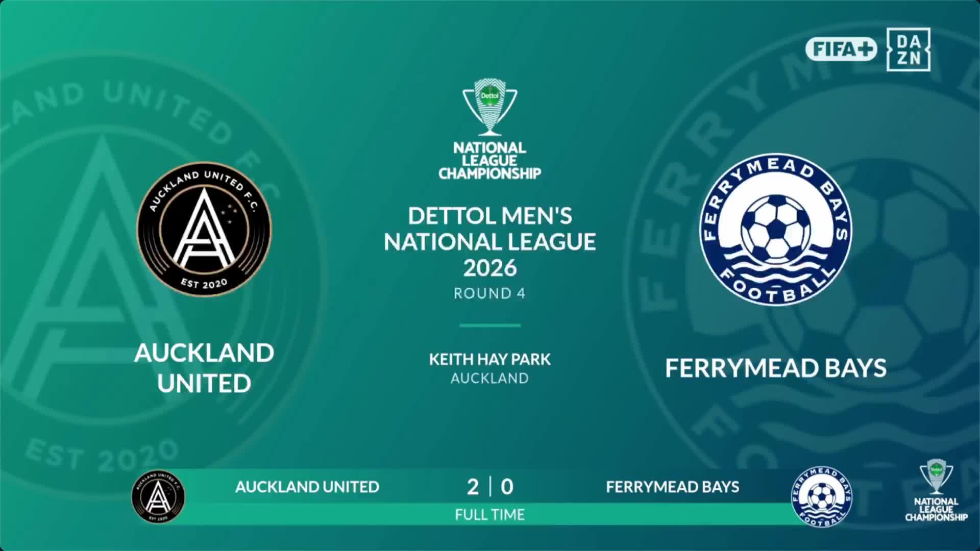 Auckland United vs Ferrymead Bays