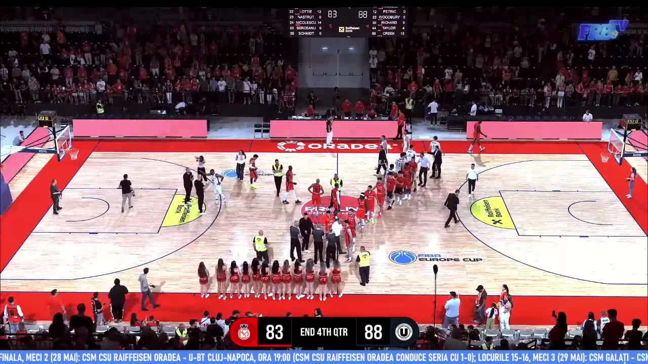 CSM Oradea vs U Mobitelco Cluj Napoca