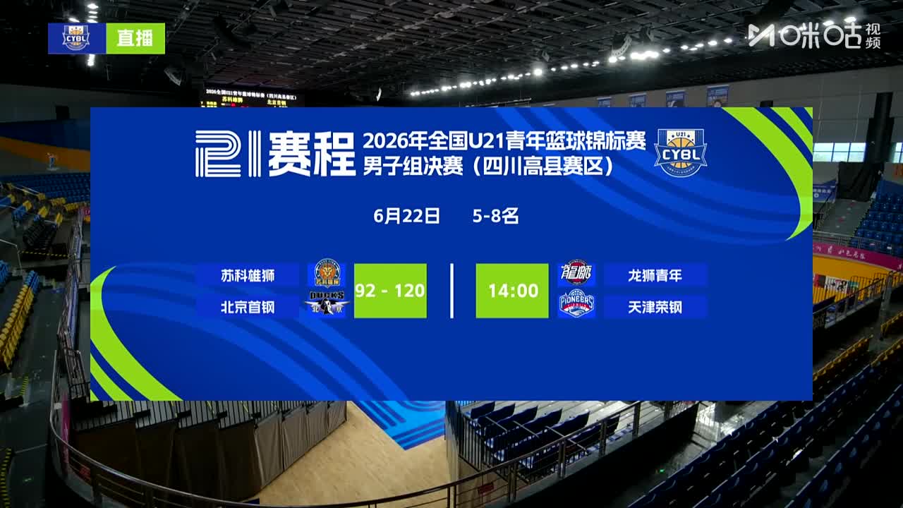 苏科雄狮U21 vs 北京首钢U21