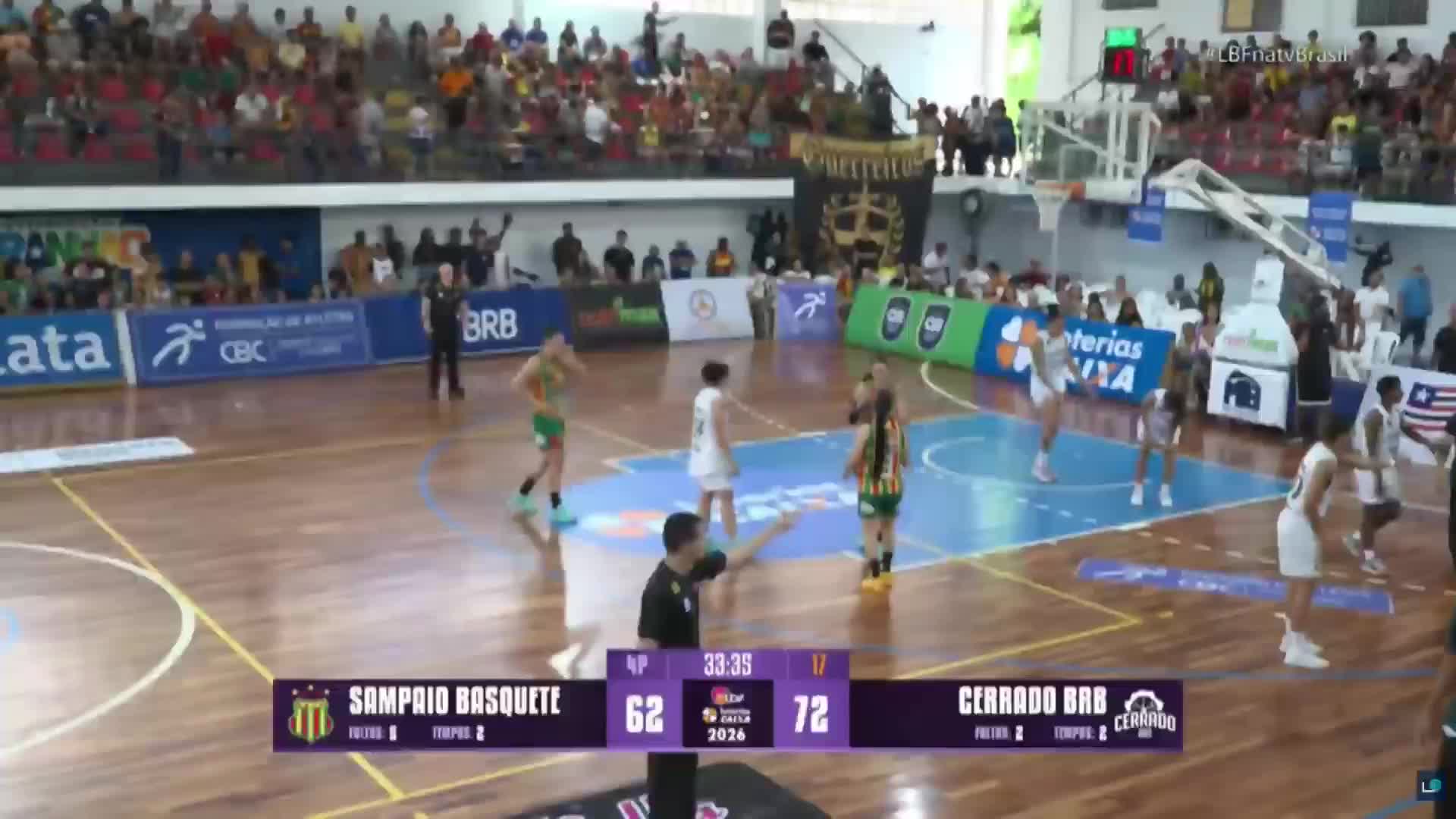 Sampaio Women vs Cerrado Basquete Women